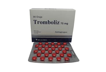 Tromboliz 75 Mg Kapli Tablet (50 Kapli Tablet)