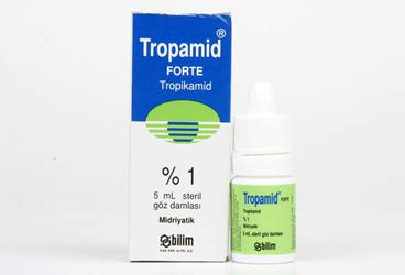 Tropamid %1 Forte Goz Damlasi, Cozelti (5 Ml)