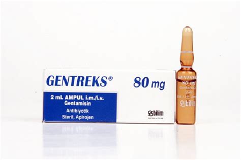 Turktipsan Gentamisin Sulfat 80 Mg/ 2 Ml Im/ Iv Enjeksiyonluk / Infuzyonluk Cozelti (1 Ampul)