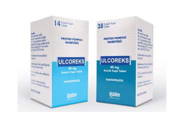 Ulcoreks 40 Mg 28 Enterik Kapli Tablet