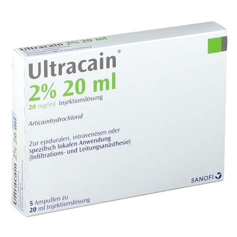 Ultracain %2 20 Ml 5 Ampul