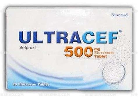 Ultracef 250 Mg 20 Efervesan Tablet