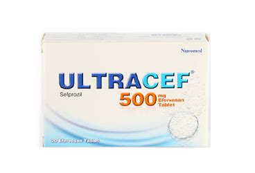 Ultracef 500 Mg 10 Efervesan Tablet