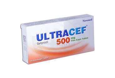 Ultracef 500 Mg 20 Film Kapli Tablet