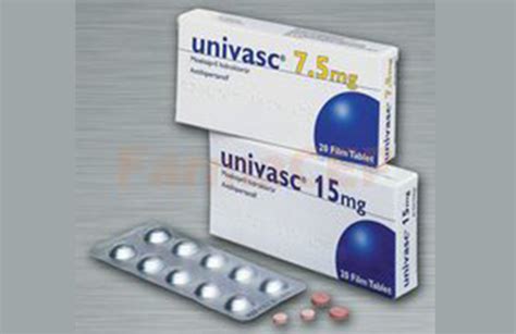 Univasc 15 Mg 20 Tablet