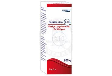 Urepial Lipo %10 Deriye Uygulanacak Emulsiyon