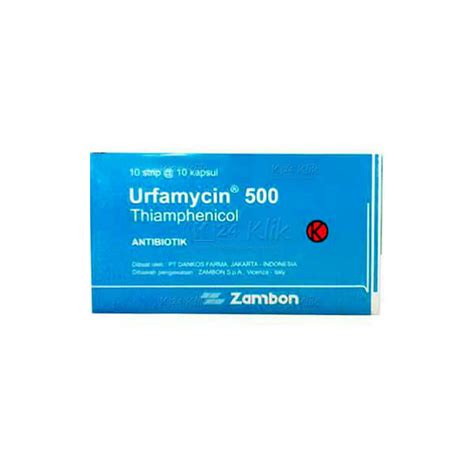 Urfamycin 250 Mg 16 Kapsul