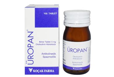 Uropan 5 Mg 100 Tablet