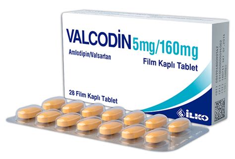 Valcodin 5 Mg/160 Mg 28 Film Kapli Tablet