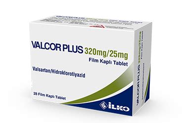 Valcor Plus 320/25 Mg 28 Film Kapli Tablet
