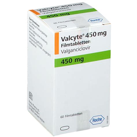 Valcyte Roche 450 Mg 60 Film Tablet