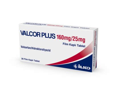 Valso Plus 160/25 Mg 28 Film Tablet