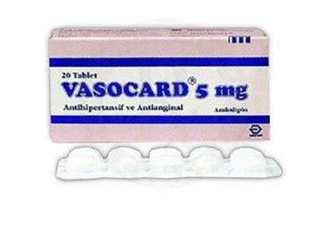 Vasocard 5 Mg 20 Tablet