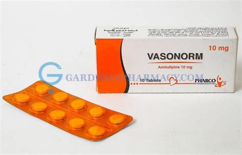 Vasonorm 10 Mg 20 Tablet