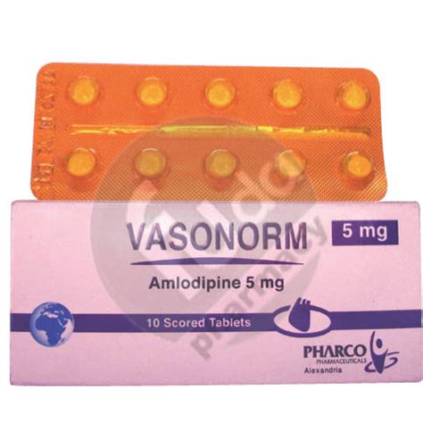 Vasonorm 5 Mg 20 Tablet