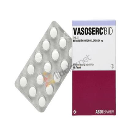 Vasoserc Bid 24 Mg 90 Tablet