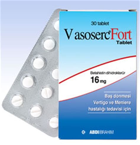 Vasoserc Fort 16 Mg 30 Tablet