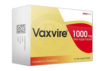 Vaxvire 1000 Mg 21 Film Kapli Tablet