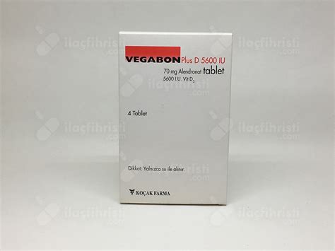 Vegabon Plus D 5600 Iu 4 Tablet