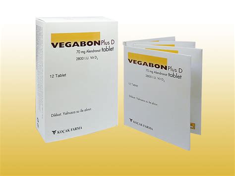 Vegabon Plus D 70 Mg/2800 Iu 4 Tablet