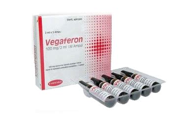 Vegaferon 100 Mg/2 Ml Imenjeksiyonluk Cozelti (5 Ampul) Fiyatı