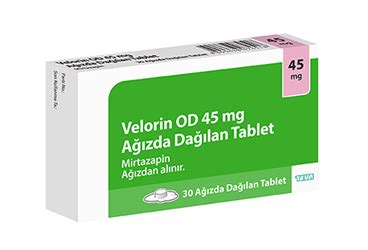 Velorin Od 45 Mg Agizda Dagilan 30 Tablet