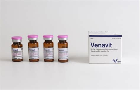 Venavit I.m./i.v. Enjeksiyonluk/infuzyonluk Cozelti Hazirlamak Icin Liyofilize Toz (4 Flakon)