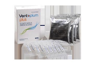 Ventopium Plus 0,5 Mg + 2,5 Mg / 2,5 Ml Nebulizasyon Icin Inhalasyon Cozeltisi (20 Flakon)