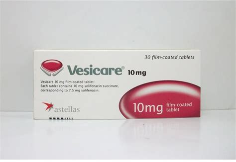 Vesicare 10 Mg 30 Film Tablet