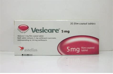 Vesicare 5 Mg 30 Film Tablet
