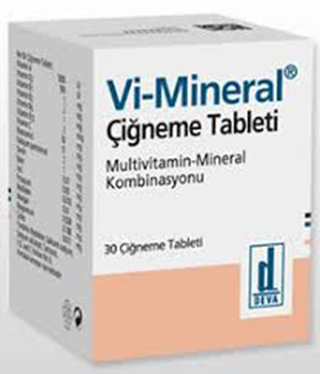 Vi-mineral 30 Cigneme Tableti Fiyatı