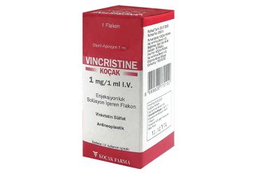Vincrest 1mg/1 Ml I.v. Enjeksiyonluk Cozelti