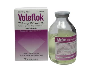 Voleflok 750 Mg/150 Ml I.v Infuzyonluk Cozelti (1 Flakon) Fiyatı