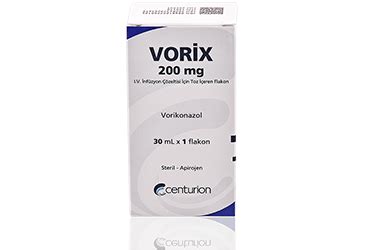 Vorix 200 Mg Iv Infuzyon Cozeltisi Icin Toz Iceren 1 Flakon Fiyatı