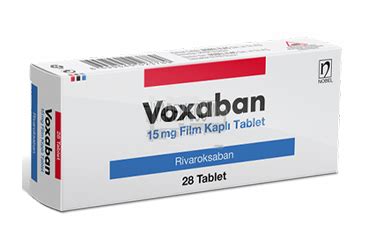 Voxaban 15 Mg Film Kapli Taplet (28 Tablet) Fiyatı