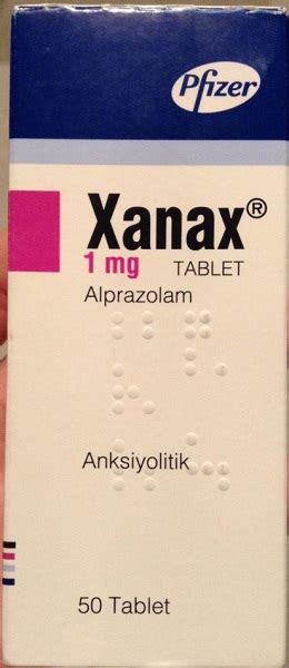 Xanax 1 Mg 50 Tablet