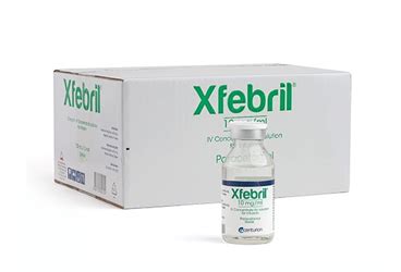 Xfebril 10 Mg/ml Iv Infuzyon Icin Konsantre Coz. Iceren 12 Flakon