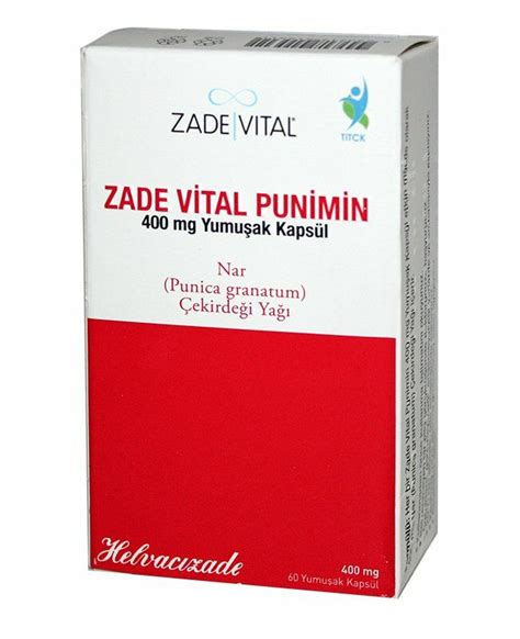 Zade Vital Punimin 400 Mg 60 Yumusak Kapsul