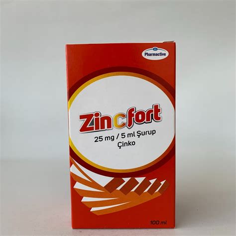 Zincfort 25 Mg /5 Ml Surup 100 Ml
