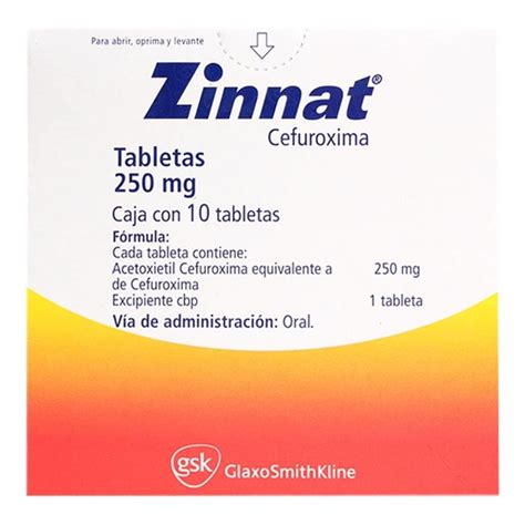 Zinnat 250 Mg 10 Tablet