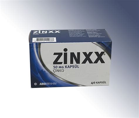 Zinxx 50 Mg 40 Kapsul Fiyatı
