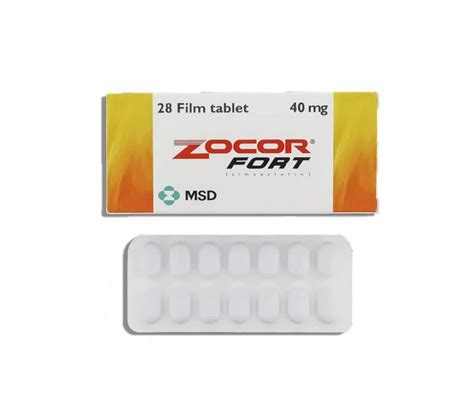 Zocor Fort 40 Mg 28 Film Tablet