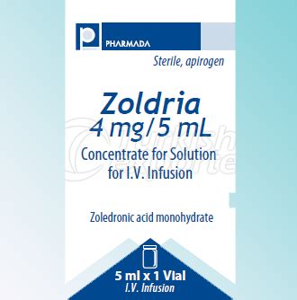 Zoledrin 4 Mg/5 Ml Iv Infuzyon Icin Konsantre Cozelti Iceren Flakon