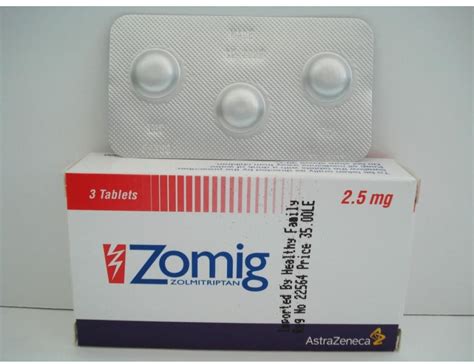 Zomig 2.5 Mg 3 Film Tablet Fiyatı