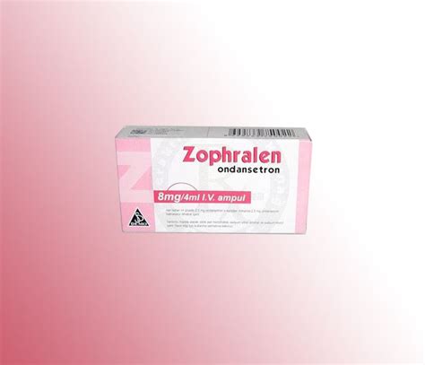 Zophralen 8 Mg/4ml Iv Ampul Fiyatı