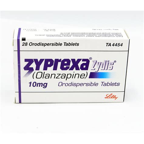 Zyprexa 10 Mg 28 Tablet