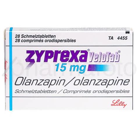 Zyprexa Velotab 15 Mg 28 Agizda Dagilabilir Tablet