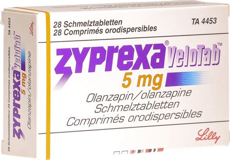 Zyprexa Velotab 5 Mg 28 Agizda Dagilabilir Tablet